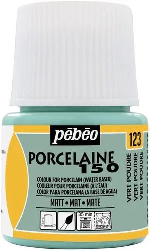 Miniatura 19 de Pebeo Porcelaine 150, Pintura China, Botella 1.5 fl oz - Blanco Perla