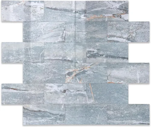 Miniatura 16 de Azulejos Adhesivos para Salpicadero 12"X12" Azulejos de Pared PVC, Adhesivos para Salpicadero de Cocina, Azulejos de Baño, Chimenea, Lavandería