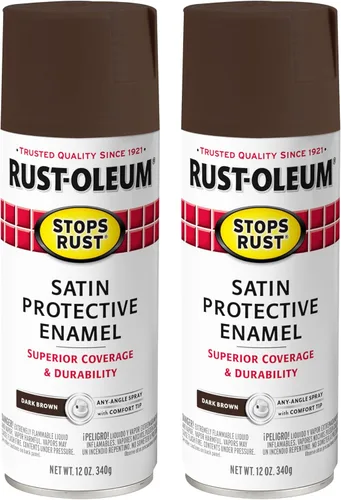 Miniatura 124 de Rust-Oleum 285092 - Pintura en aerosol para prevención del óxido, 12 onzas, transparente satinado Satinado claro
