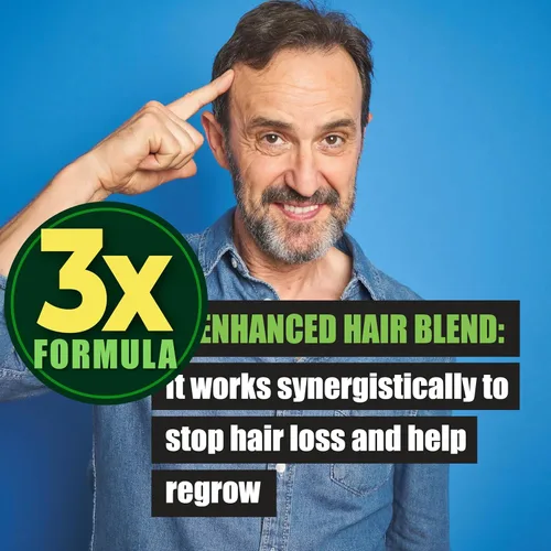 Miniatura 3 de 3X Formula - Suplementos naturales para la salud de la próstata para hombres, Saw Palmetto para reducir los viajes nocturnos al baño +