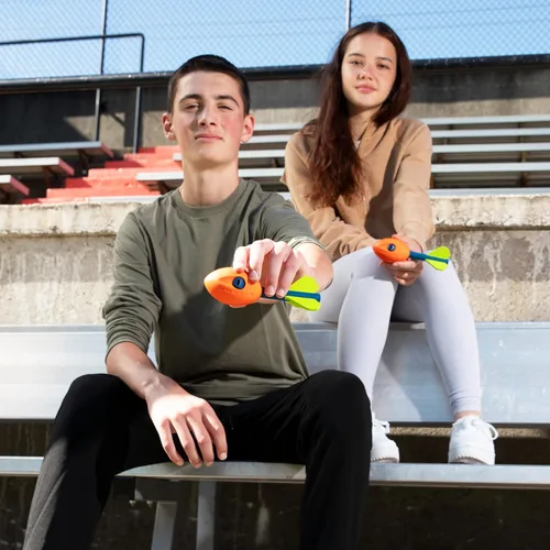 Miniatura 6 de NERF Vortex Mini Aero Howler Foam Football – NERF Soft Mini Vortex Football para lanzamientos de larga distancia – Perfecto para piscina + pelota