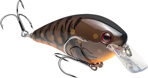 Miniatura 45 de Strike King KVD 1.5 Hard Knock - Señuelo de pesca, 3/8 onzas, ojos realistas 3D Delta Craw
