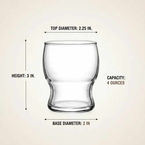 Miniatura 2 de HISTORY COMPANY Catadores apilables – Vasos profesionales de nariz y sorbo para cócteles en miniatura y cerveza artesanal, juego de 4 piezas