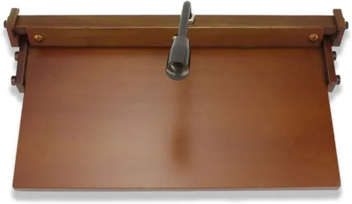 Miniatura 4 de MXBAOHENG Máquina plegable de cuero manual para pegar y arrugar, herramienta de carpeta de borde lineal, máquina de doblado de bordes para bolso