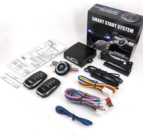 Miniatura 4 de Sistema de entrada pasiva sin llave para coches universales DC12V, botón de arranque del motor PKE, kit de arranque/parada de vehículos, cerradura