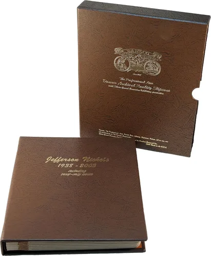 Dansco nosotros Jefferson níquel álbum de monedas página 5 1990 – 2002 con prueba de # 8113 – 5