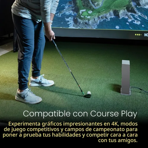 Miniatura 6 de Uneekor EYE MINI CORE Monitor y simulador de lanzamiento de golf, 15 puntos de datos de bola, latencia casi cero, funciona con GSPro, TGC19 y E6