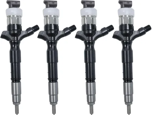 Los inyectores diesel 23670-0L050 de 4pcs se ajustan para Toyota Hilux y Prado D4D 1KD-FTV