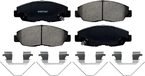 Miniatura 8 de Detroit Axle - Kit de freno delantero para Honda Civic 12-15, rotores de freno de disco pastillas de freno de cerámica con hardware 2012 2013 2014