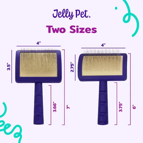 Miniatura 6 de Jelly Pet Cepillo universal deslizante para perros, cepillo de aseo para perros, elimina enredos y pelaje muerto, Tuffer Than Tangles Maltese