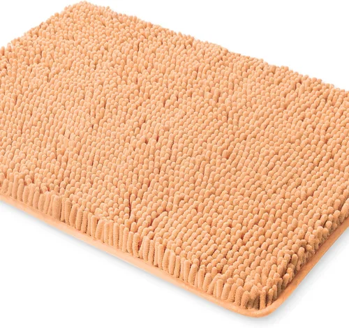 Miniatura 16 de Yeaban Alfombra de pasillo de baño de 24 x 72 pulgadas, antideslizante, alfombra de baño larga de felpilla gruesa, absorbente y lavable, alfombra
