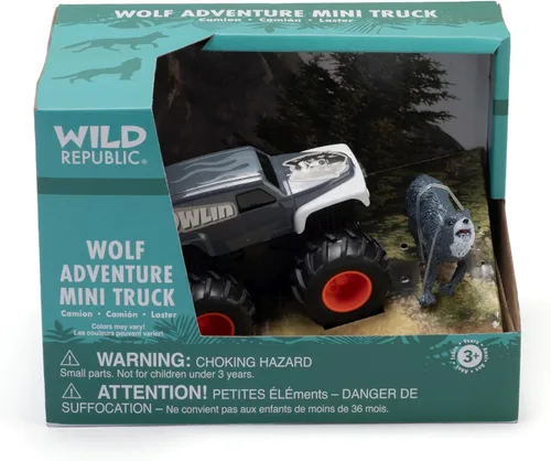 Miniatura 6 de Wild Republic Anaconda & Truck Adventure Playset, regalos para niños, juguete imaginativo, juego de 2 piezas, reptil, 4 pulgadas