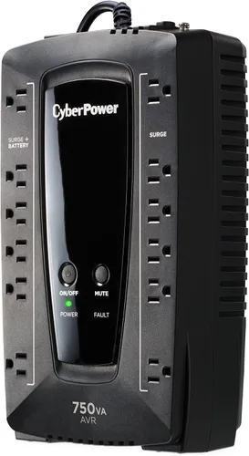 Miniatura 2 de UPS con visor LCD CyberPower AVRG900LCD 900 VA 750VA Negro