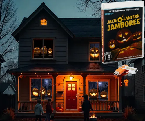 Miniatura 9 de AtmosFX® Spooky Halloween Hollusion Vol 1 Decoración digital en USB Incluye 8 efectos de video Atmosfx para Hallloween
