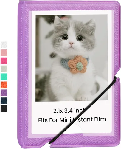 Miniatura 18 de Álbum de fotos mini Lifting con 28 bolsillos para fotos de 2x3 pulgadas, compatible con Fujifilm Instax Mini 7s 8 9 11 25 26 40 50s 90 Evo Z2300