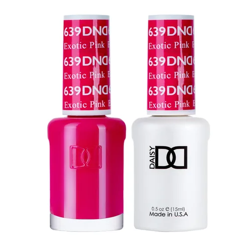 Miniatura 28 de DND - Juego de esmaltes de gel, colección rosa, esmalte de gel UV/LED y esmalte de uñas secado al aire, dúo de esmalte a juego sin astillas, 0.5