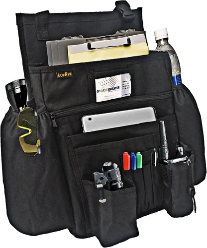 ECWKVN Organizador de Asiento Delantero de Automóvil - Organizador de Archivos de Automóvil, Bolsa de Almacenamiento de Asiento de Pasajero para