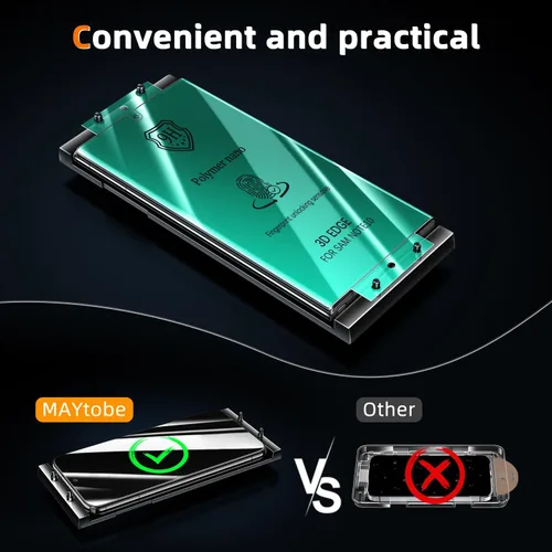 Miniatura 5 de MAYtobe Paquete de 2 protectores de pantalla para Samsung Galaxy Note 10 Plus película de cerámica con bandeja de instalación, fácil instalación