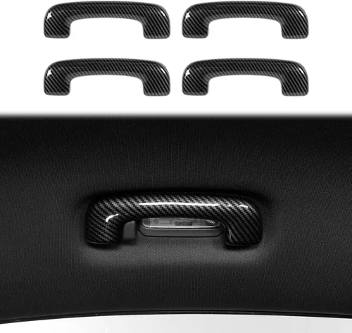 Miniatura 10 de Voodonala Cubierta para manija superior de techo para cargador para Dodge Charger 2015-2026+ Accesorios interiores, ABS púrpura 4 piezas