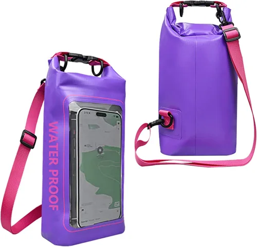 Miniatura 9 de Bolsa impermeable 2 en 1 para acampar al aire libre, playa, bolsa a prueba de arena, mochila impermeable para teléfono celular, accesorios