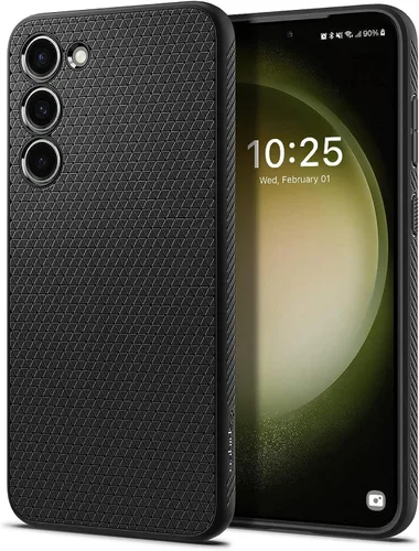 Miniatura 4 de Spigen Liquid Air - Funda diseñada para Galaxy S23 (2023) [protección de grado militar], color negro mate Mate negro
