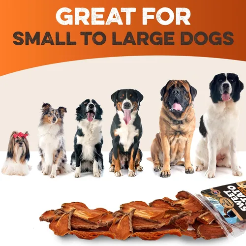 Miniatura 6 de BRUTUS & BARNABY Golosinas de batata para perros – Apoya estómagos sensibles con golosinas hipoalergénicas cultivadas en EE.UU. que huelen tan bien
