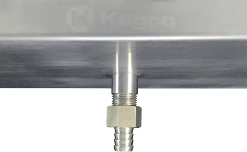 Miniatura 8 de Kegco SEDP-220D Bandeja de goteo, 12", acero inoxidable