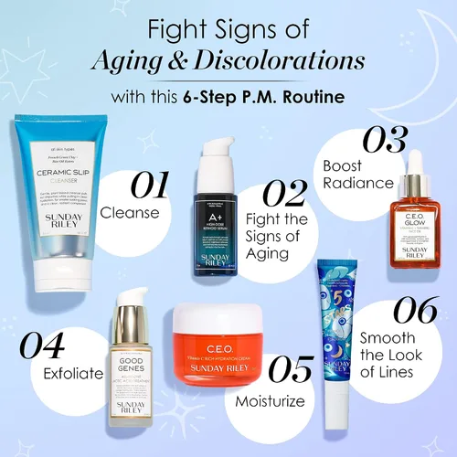 Miniatura 6 de Sunday Riley 5 Stars Retinol + Niacinamida Anti Envejecimiento Suero para Ojos Ojos Ojeras y Crema para Ojos Arrugas