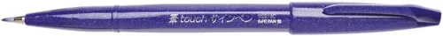 Miniatura 12 de Bolígrafo Pentel Fude Touch, negro, tipo pincel con punta de fieltro (SES15C-A)