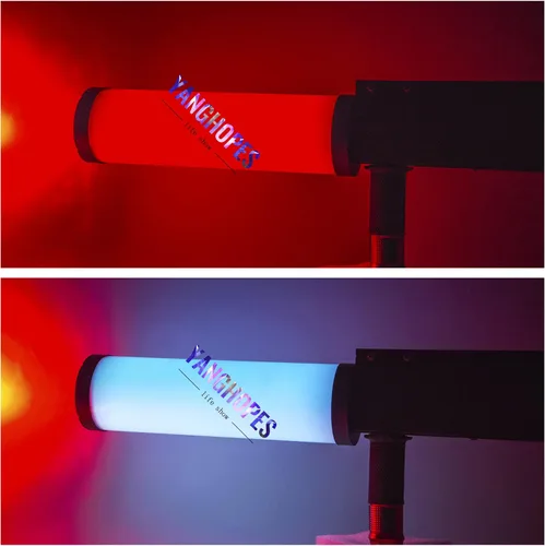 Miniatura 4 de Máquina de humo de mano de CO2 máquina de niebla con luces RGB, máquina de chorro de cañón, equipo de efecto de escenario, tubo de 3.35 pulgadas