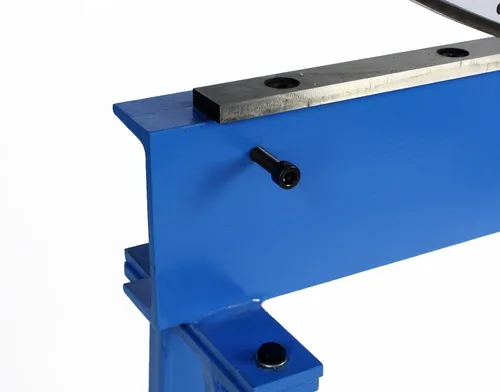 Miniatura 9 de Cizalla manual de guillotina de 32 pulgadas con soporte, cortador de chapa de calibre 16 con palanca compuesta mango extendido para un máximo