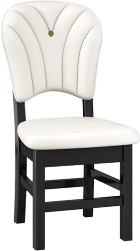 Miniatura 8 de Upholstered Leather Dining Room Chairs, Dining Chairs Set Kitchen Chair with Solid Wood Legs, Dining Room Side Chair for Bedroom, Vanity, Living