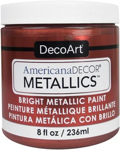Miniatura 14 de DecoArt Americana Decor Metallics - Pintura metálica de oro de 24 quilates, paquete de 3 (8 onzas líquidas), pinturas metálicas de bricolaje