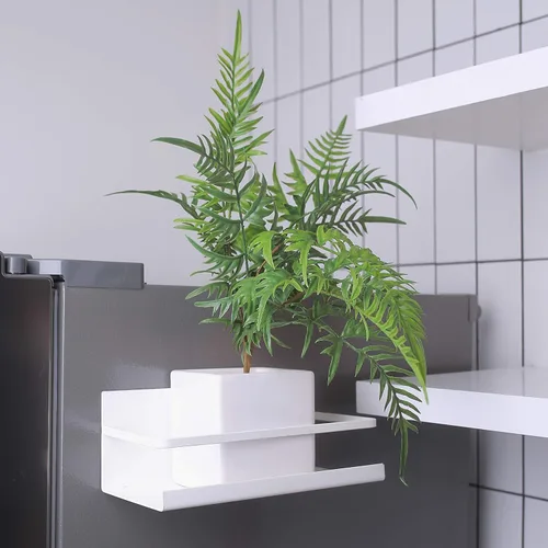 Miniatura 7 de NHZ Estante magnético para especias, refrigerador magnético para especias, estante magnético, estantes metálicos para refrigerador con imanes extra