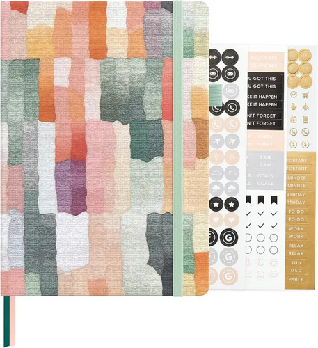 Miniatura 88 de &And Per Se - Cuaderno en blanco, 160 páginas, 5.7 x 8 pulgadas, cuaderno de rayas estrechas con papel grueso para escribir, cuaderno de tapa dura