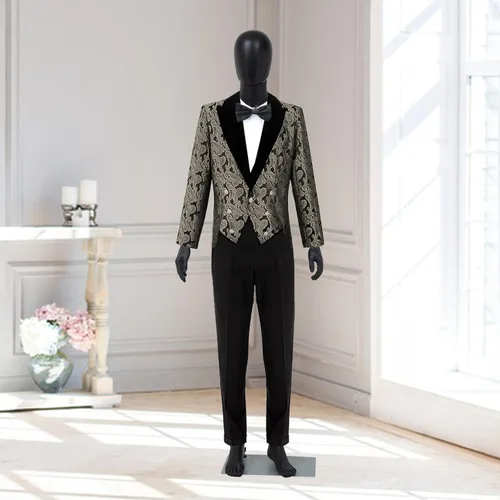 Miniatura 9 de Kinfant Maniquí Masculino de Cuerpo Completo - Modelo de Cuerpo Masculino Desmontable de 72.8" con Base de Metal, Maniquí para Venta al Detalle