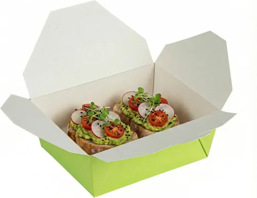 Miniatura 69 de Restaurantware Bio Tek - Cajas para llevar de 30 onzas, 200 loncheras para llevar, cierre de tabulación, resistentes al calor, desechables, de papel