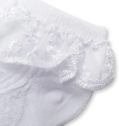 Miniatura 8 de Juebm Infant Baby Girls Ruffle Socks Toddler Dress socksPack of 356 Baby Frilly Lace Ankle Socks