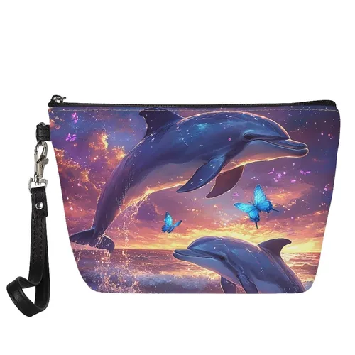 Miniatura 30 de AFPANQZ Bolsas de maquillaje de viaje personalizadas para mujeres y niñas, bolsa de almacenamiento de artículos de tocador, bolso al aire libre