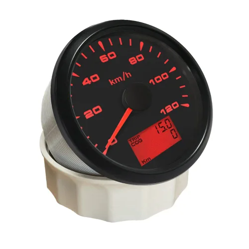 Miniatura 2 de ELING Universal 0-120KM/H Auto GPS Velocímetro Odómetro Velómetro con 8 diferentes retroiluminación 3.346 in 9-32V
