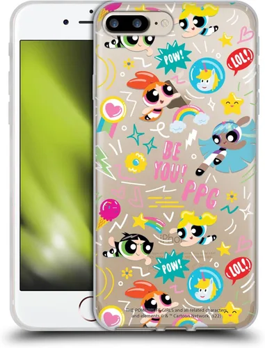 Miniatura 67 de Head Case Designs Funda de gel suave con licencia oficial de The Powerpuff Girls Blossom Graphics compatible con Apple iPhone 7 Plus/iPhone 8 Plus
