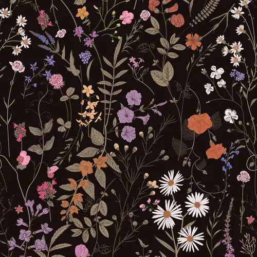 Miniatura 13 de Papel pintado floral JiffDiff despegar y pegar 118" x 17.3" papel pintado para baño papel pintado de flores silvestres papel de contacto de vinilo