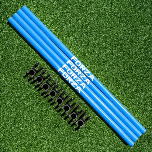 Miniatura 21 de FORZA Agility Poles & Clips Create Your Own Hurdles - 8 Color Options Azul (Electric Blue)