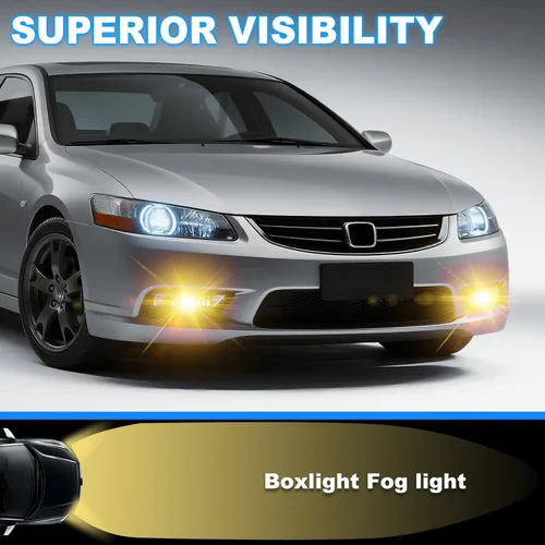 Miniatura 2 de Luces antiniebla aptas para Honda Accord 2014 2013 2015 4 puertas sedán luces antiniebla con bombillas halógenas e interruptor y kit de cableado