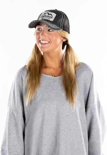 Miniatura 5 de Funky Junque Gorra de béisbol unisex con parche vintage envejecido, para papá
