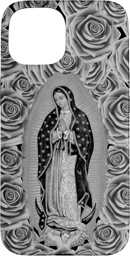 Miniatura 6 de Funda para iPhone 14 Pro Max Our Lady Virgen De Guadalupe Virgen María Floral