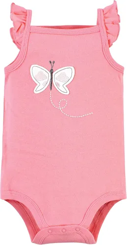 Miniatura 4 de Hudson Baby - Mamelucos unisex, sin mangas y de algodón, para bebé