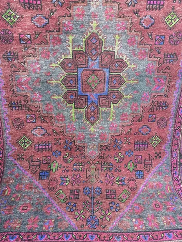 Miniatura 8 de Alfombra de área de diseño morado, alfombra de entrada, alfombra con estampado floral de animales, alfombra decorativa, fácil de limpiar, alfombra
