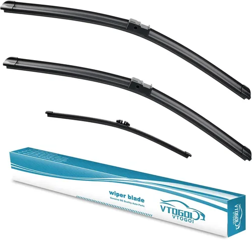 Miniatura 9 de VTOGOI escobillas de limpiaparabrisas con juego de escobillas traseras para BMW X3 2004-2010, repuestos de limpiaparabrisas automotrices, que