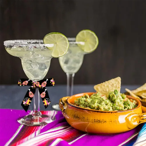 Miniatura 5 de 9 rollos de cinta para fiesta de 3/8 pulgadas, cinta de grogrén mexicano de serape mexicano, colorido, degradado, arcoíris, rayas, piñata, cactus